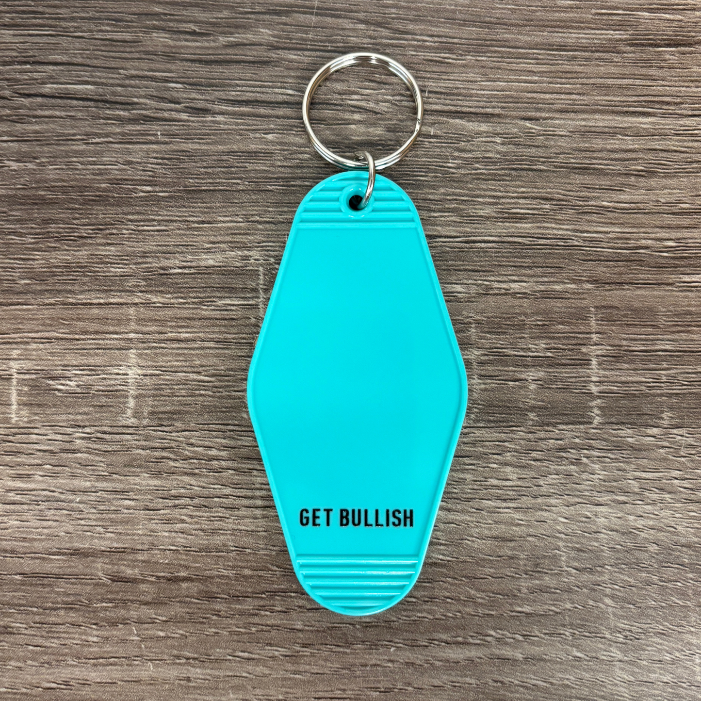 Daughter Of Immigrants Motel Style Keychain in Mint Green