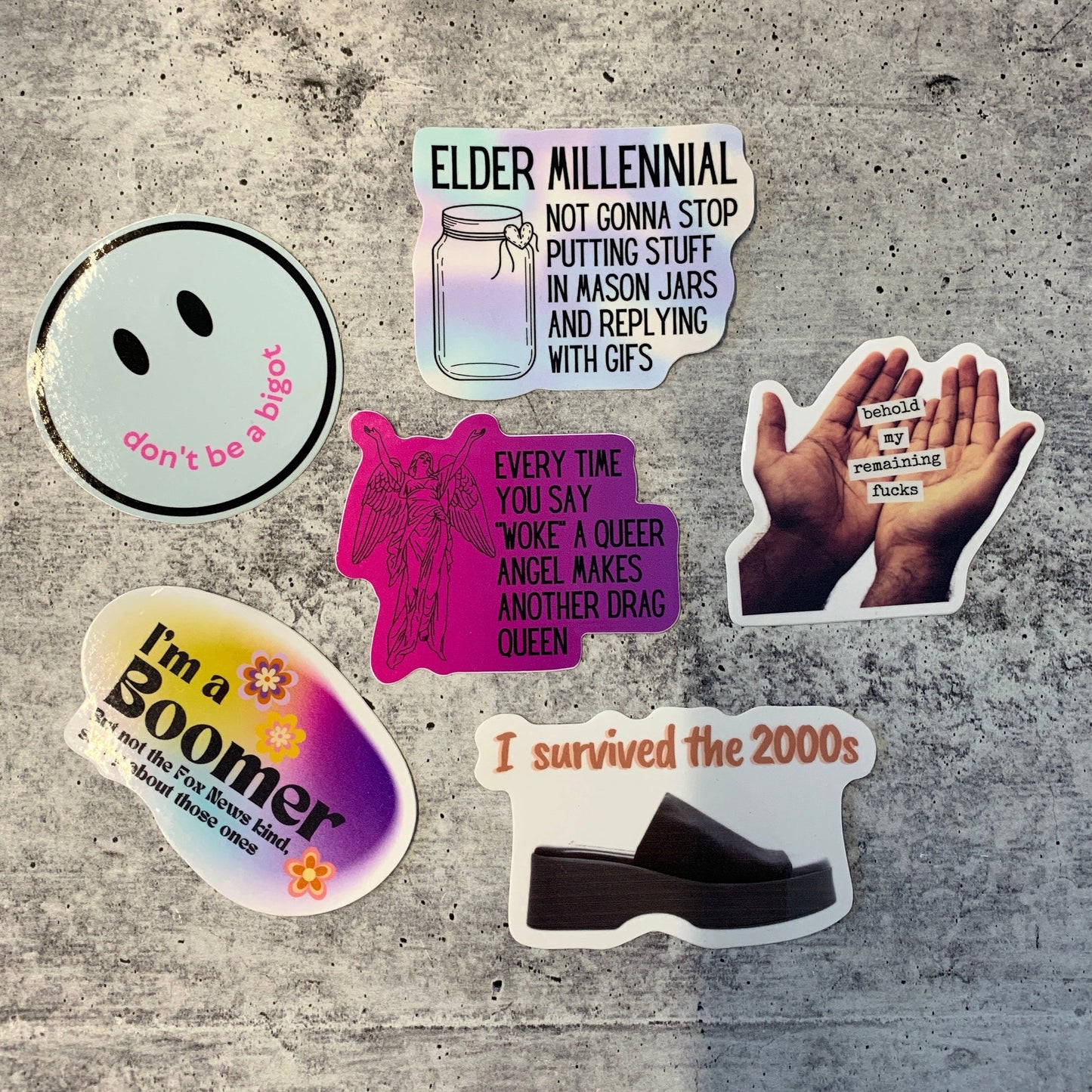 Behold My Remaining Fucks Sticker