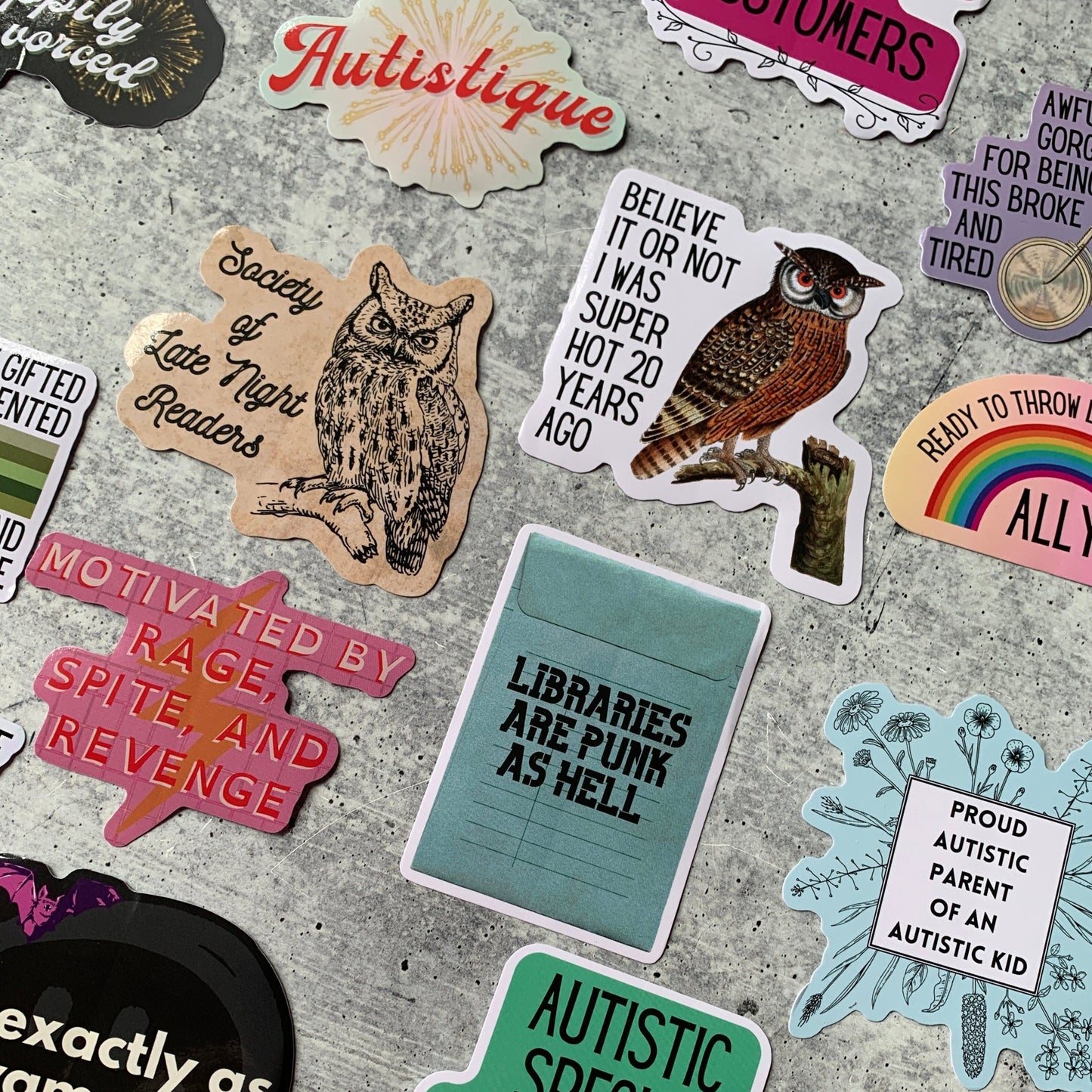 Libraries Are Punk As Hell Vinyl Sticker