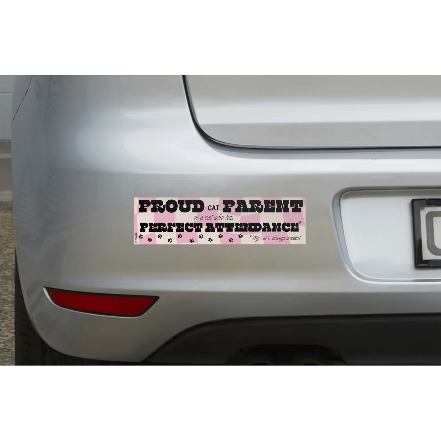 Proud Cat Parent Bumper Sticker
